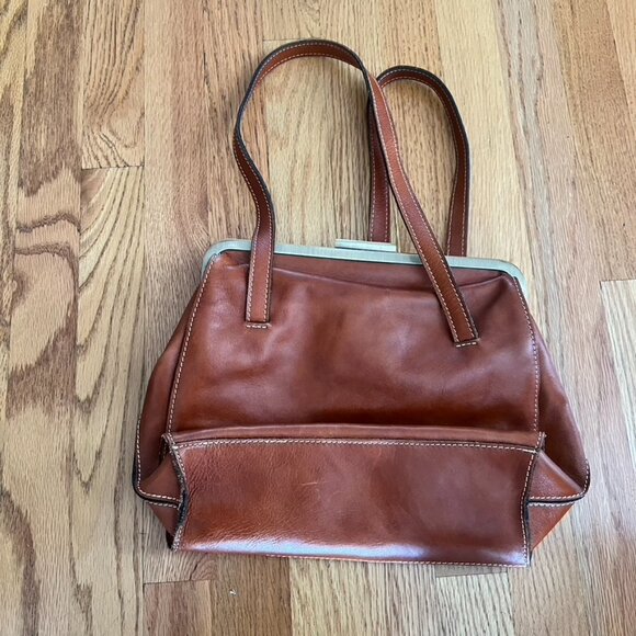 Patricia Nash Floral Framed Satchel Handbag - Picture 3 of 5